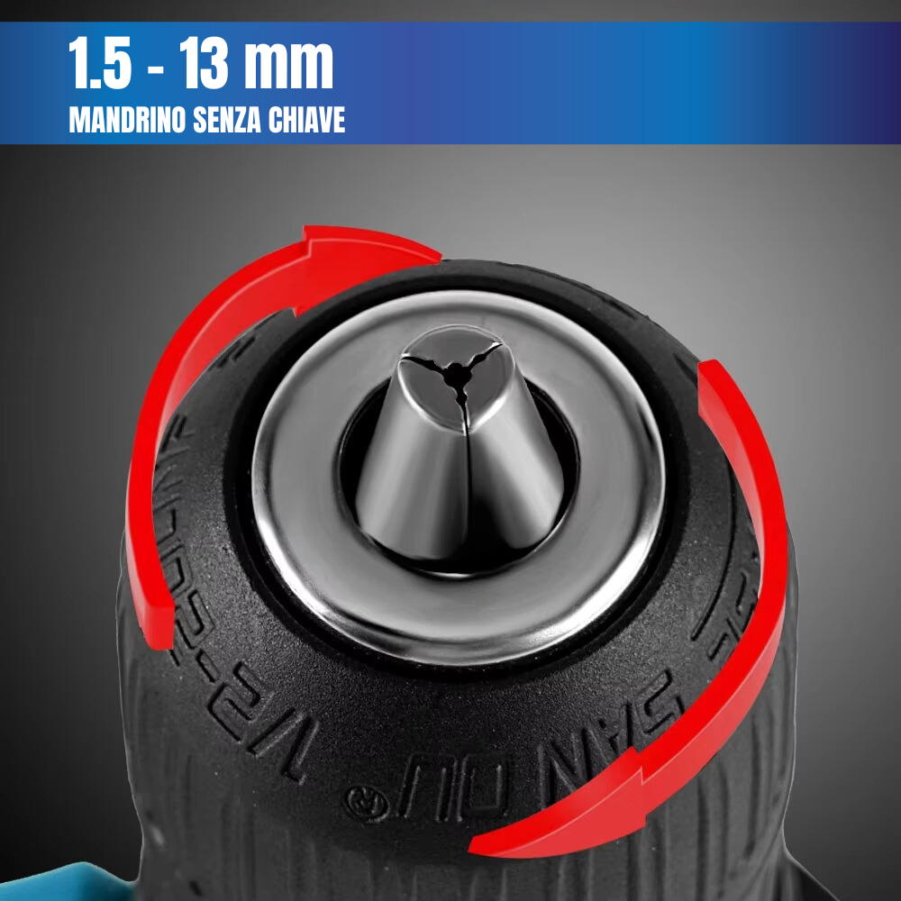 Avvitatore Trapano a Percussione a Batteria 20V Brushless 54Nm