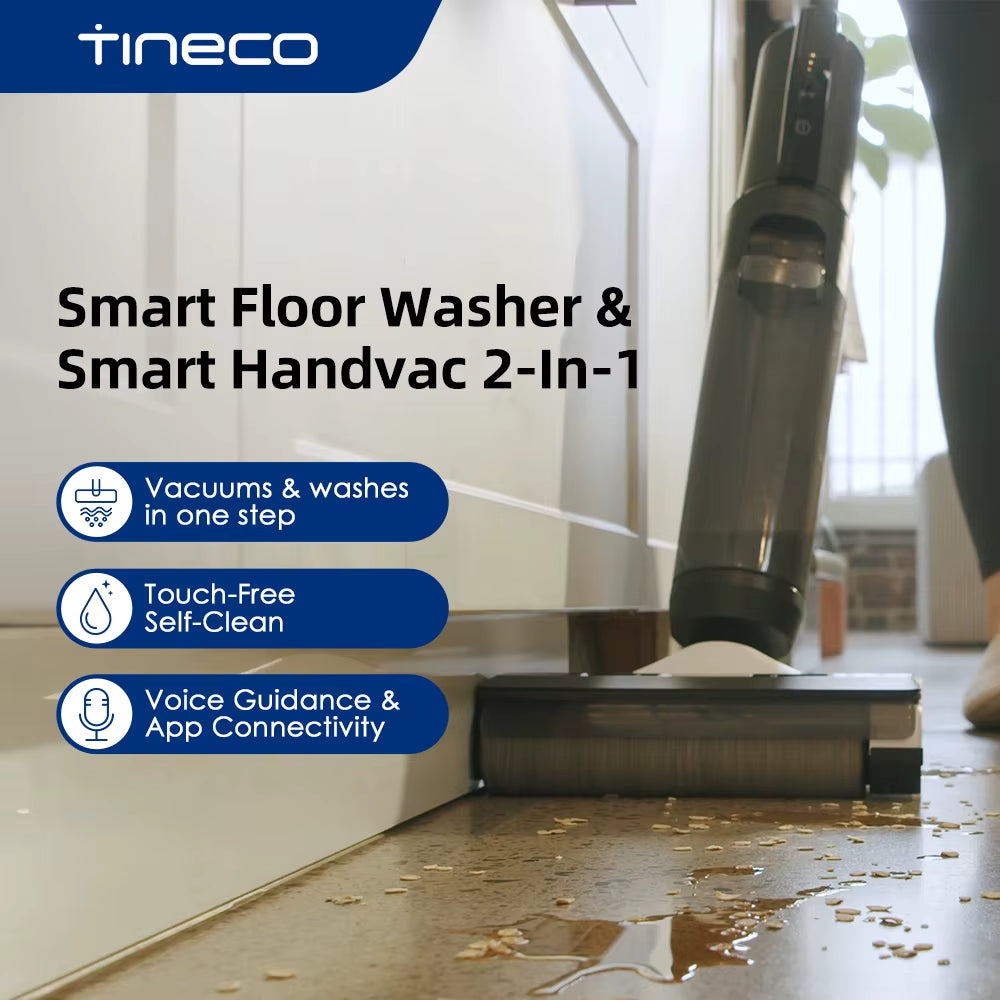 Tineco Floor One S5 COMBO 2 in 1 Aspirapolvere Senza Fili Lavapavimenti