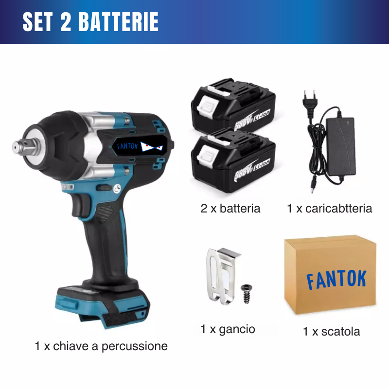 Avvitatore a Massa Battente a Batteria 20V Brushless 700Nm