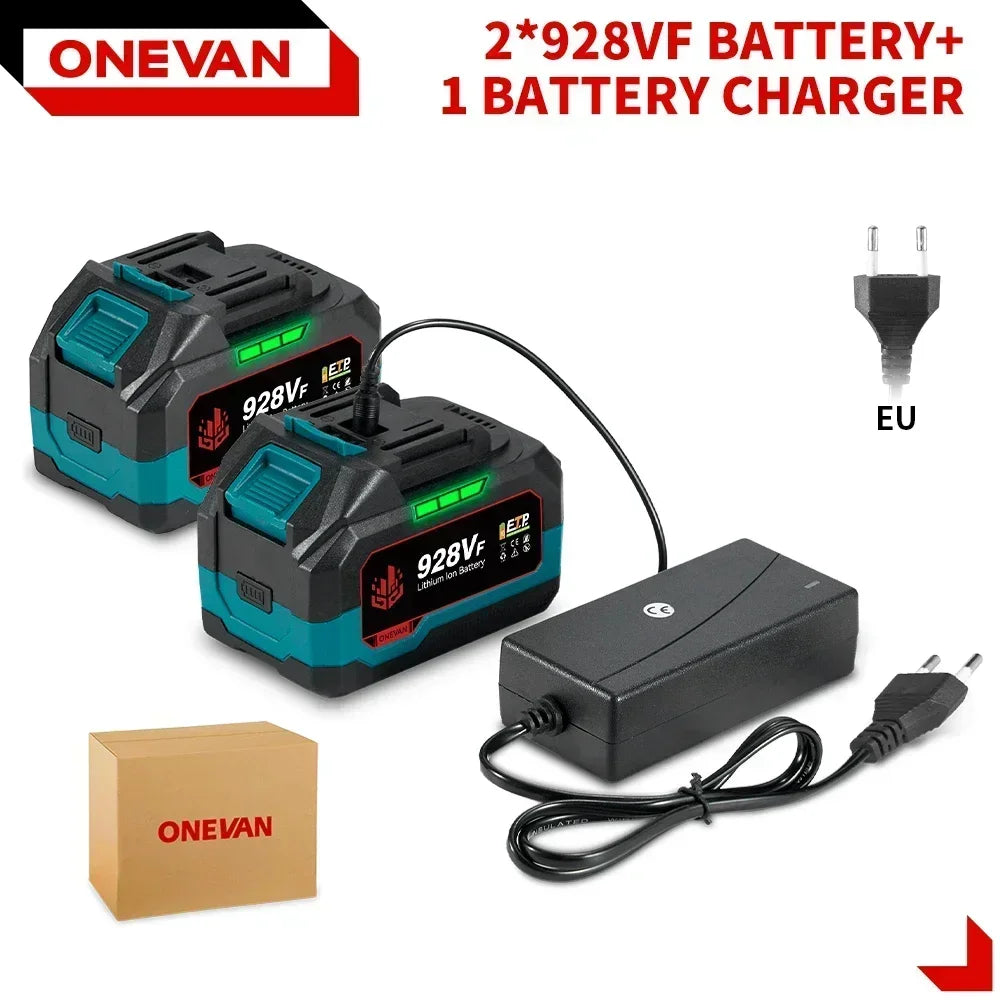 Batteria Ricaricabile 20V 4Ah 6Ah Ioni di Litio per Makita Onevan Chain Saw Gisam Makota