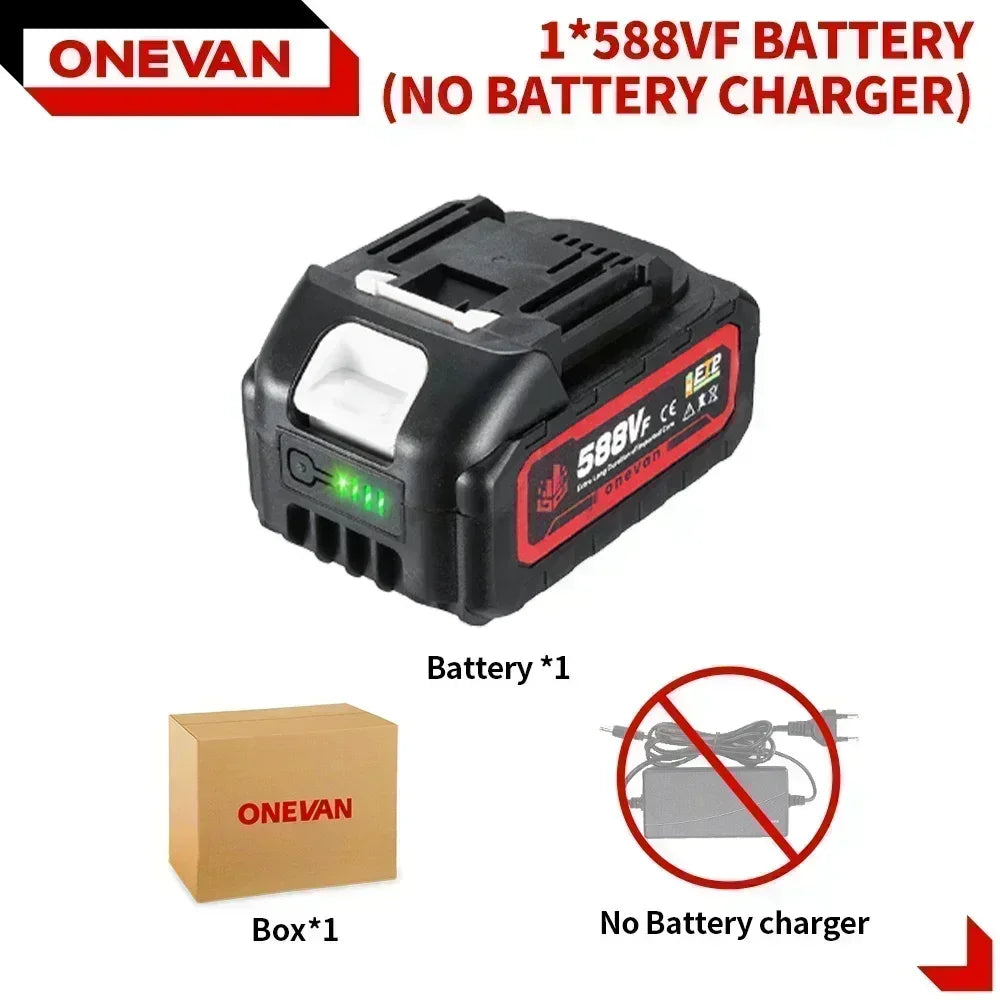 Batteria Ricaricabile 20V 4Ah 6Ah Ioni di Litio per Makita Onevan Chain Saw Gisam Makota