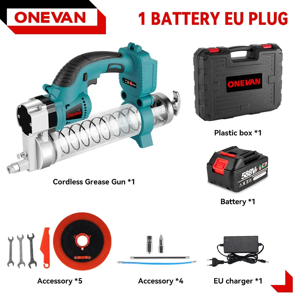 Pistola per Grasso a Batteria 20V Ingrassatrice Elettrica per Makita 18V