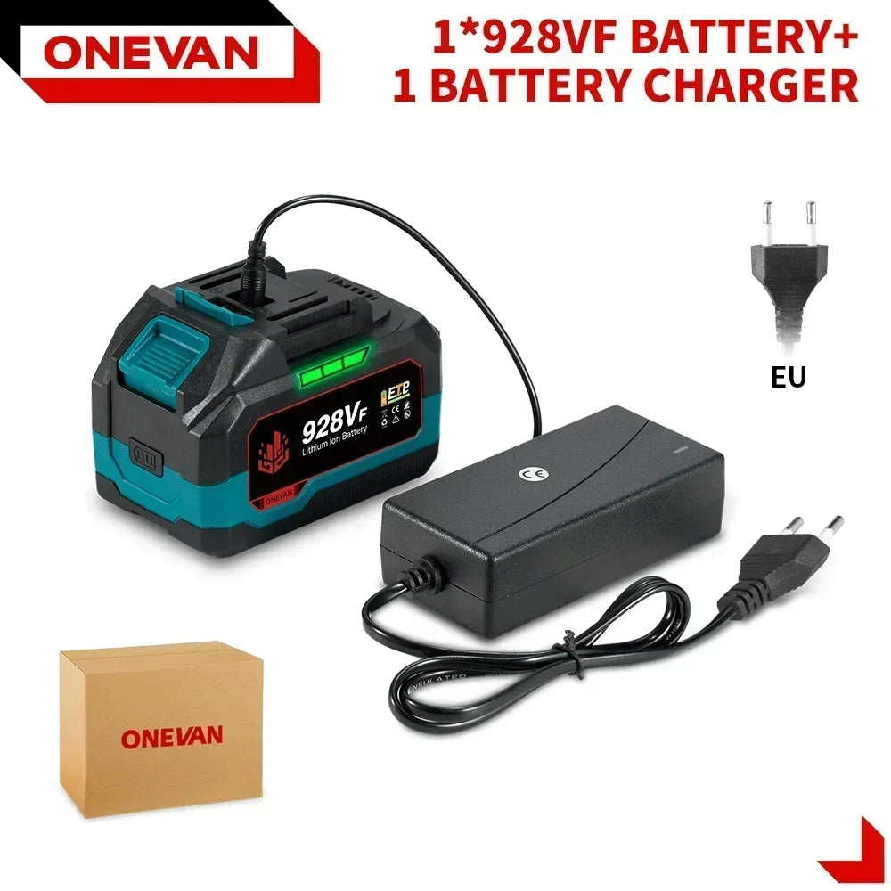 Batteria Ricaricabile 20V 4Ah 6Ah Ioni di Litio per Makita Onevan Chain Saw Gisam Makota