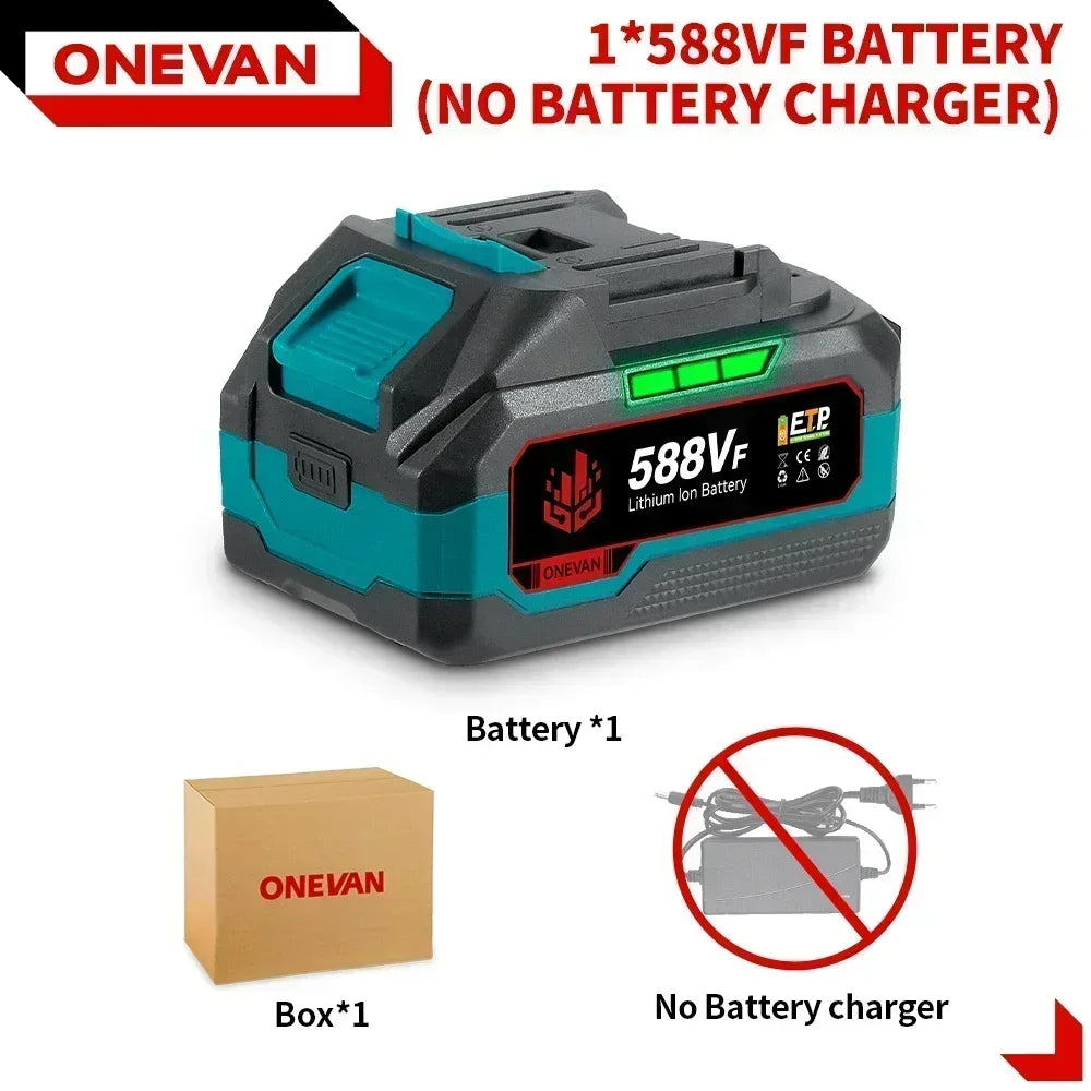 Batteria Ricaricabile 20V 4Ah 6Ah Ioni di Litio per Makita Onevan Chain Saw Gisam Makota