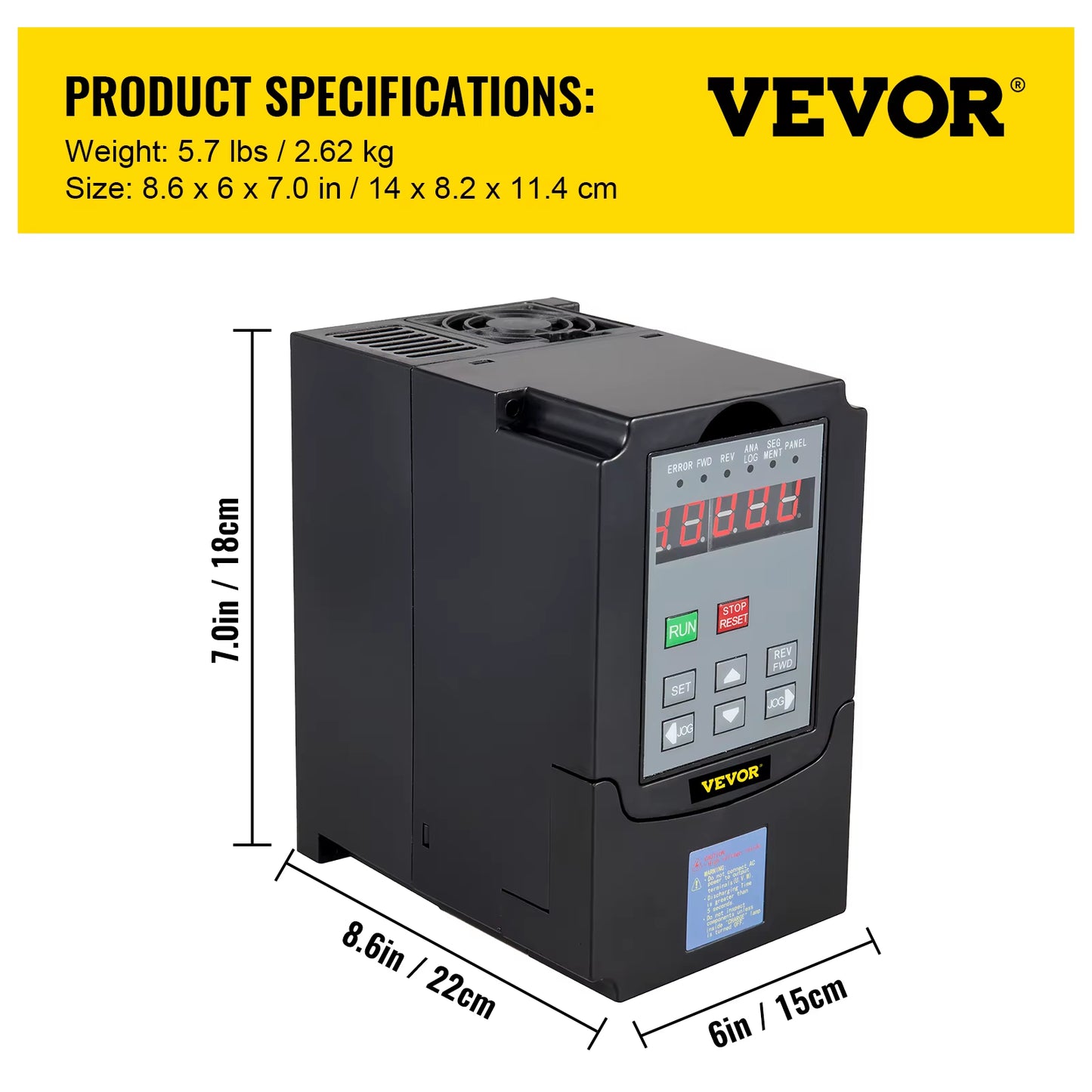 Inverter Motore per Mandrino 0,8Kw 1,5Kw 2,2Kw 4Kw Fresa CNC Convertitore 220V